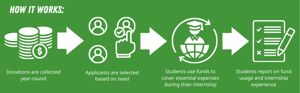 how the intership impact fund works